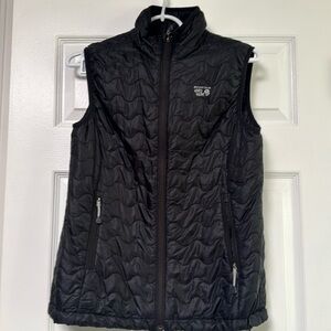 Mountain Hardwear Down Vest Jacket Womens Small Outdoor Full Zip lightweight